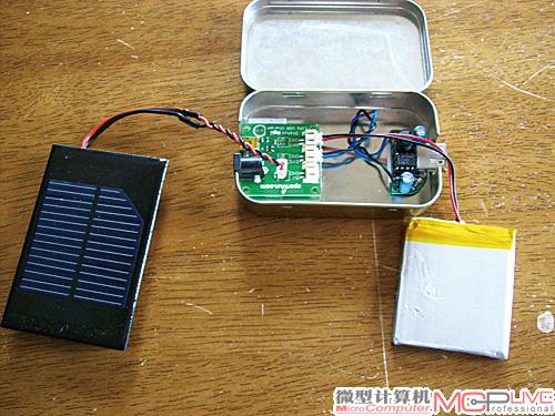 自制ipod/iphone usb太阳能充电器